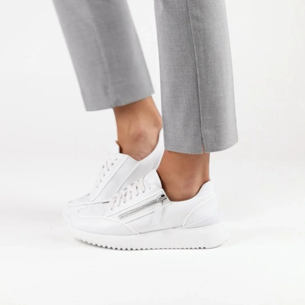 Aquatalia Claretta Sneaker in White